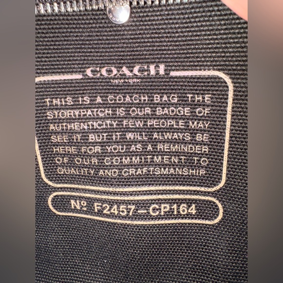 COACH Cargo Tote 26 Black Canvas Crossbody Bag - Excellent Condition - Picture 2 of 14